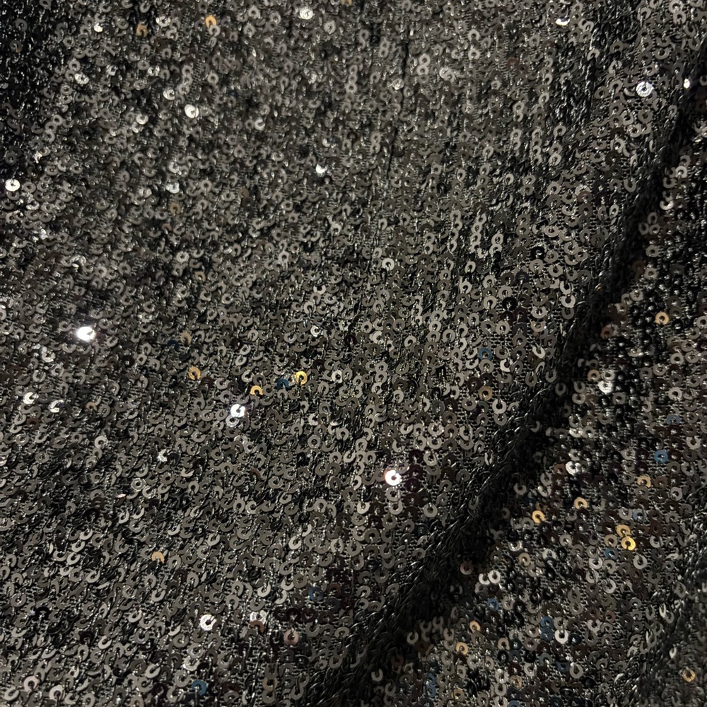 NWT Ramy Brook Black Sequin Halter Dress - Picture 6 of 7